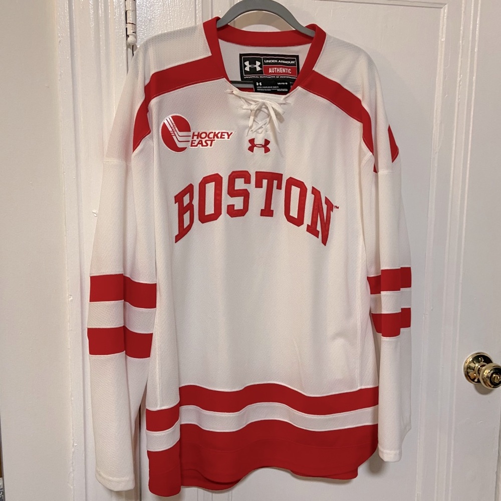 Boston University Official Hockey Jersey— Like New